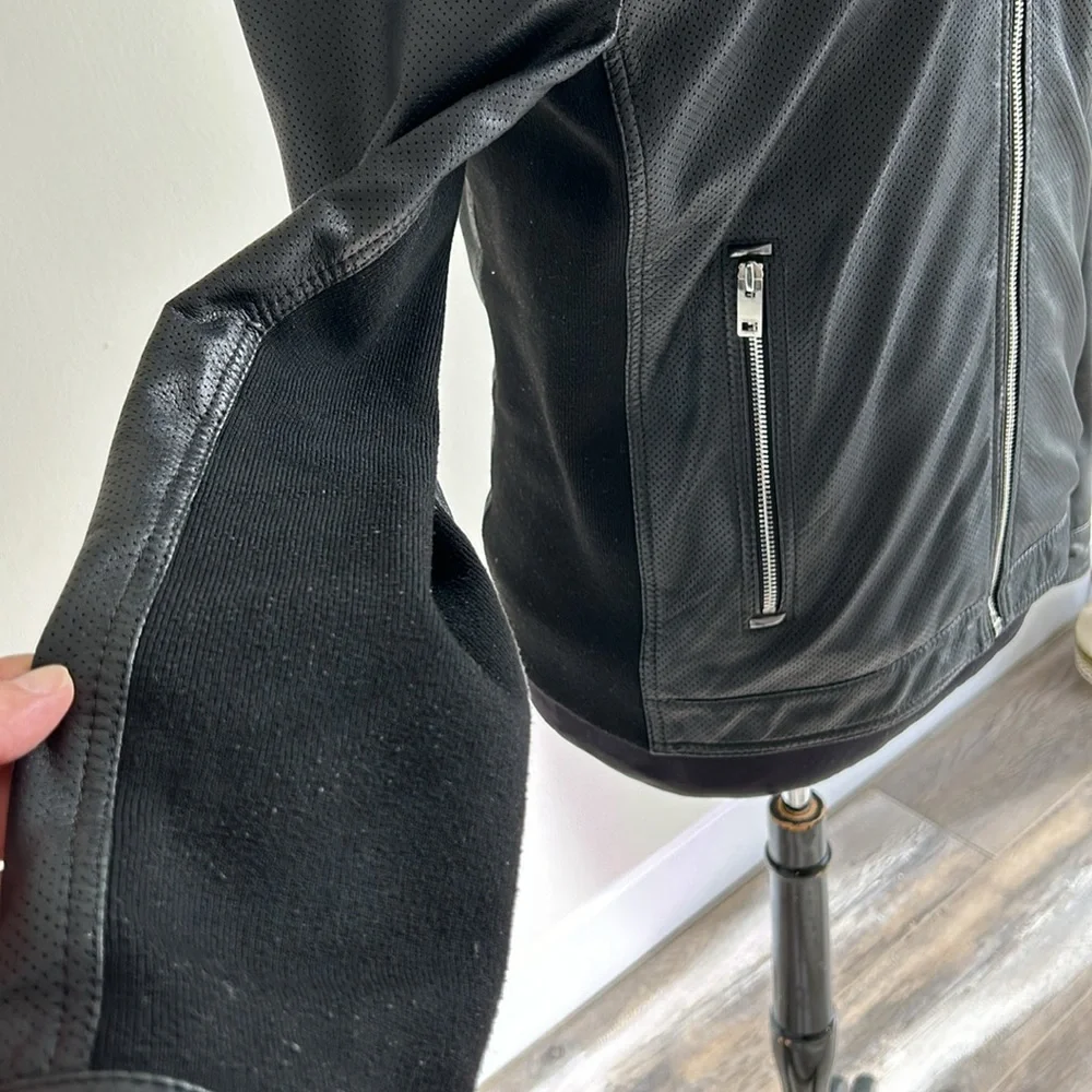 Men diesel leather jacket - Picture 3 of 15